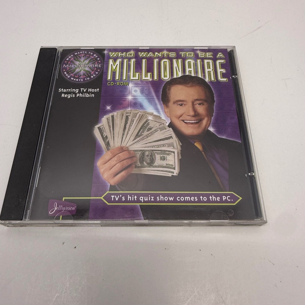 Who Wants To Be A Millionaire PC CD-ROM 1999 Regis Philbin Disney Interactive